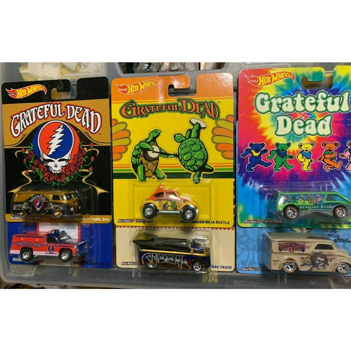 Hot Wheels Grateful Dead 2013 Pop Culture Complete 6 Car Set -rock n Roll