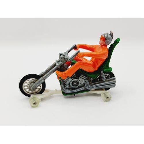 Hot Wheels Rrrumblers Devils Deuce W/ Orange Fin Rider Very Nice