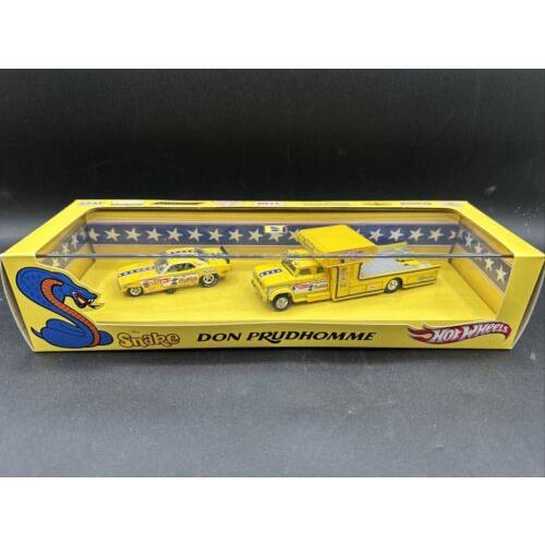 2011 Hot Wheels Rlc Yellow Snake Don Prudhomme Premium 2 Car Set 04499/05000