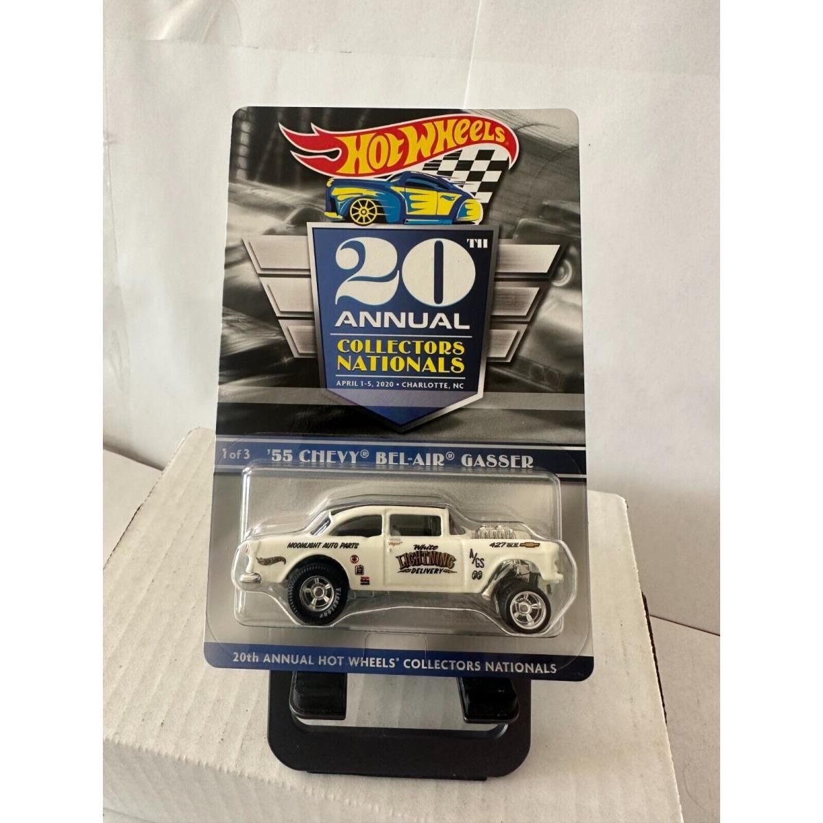 Hot Wheels 20th Annual Collectors Nationals `55 Chevy Bel Air Gasser 1/3 A4