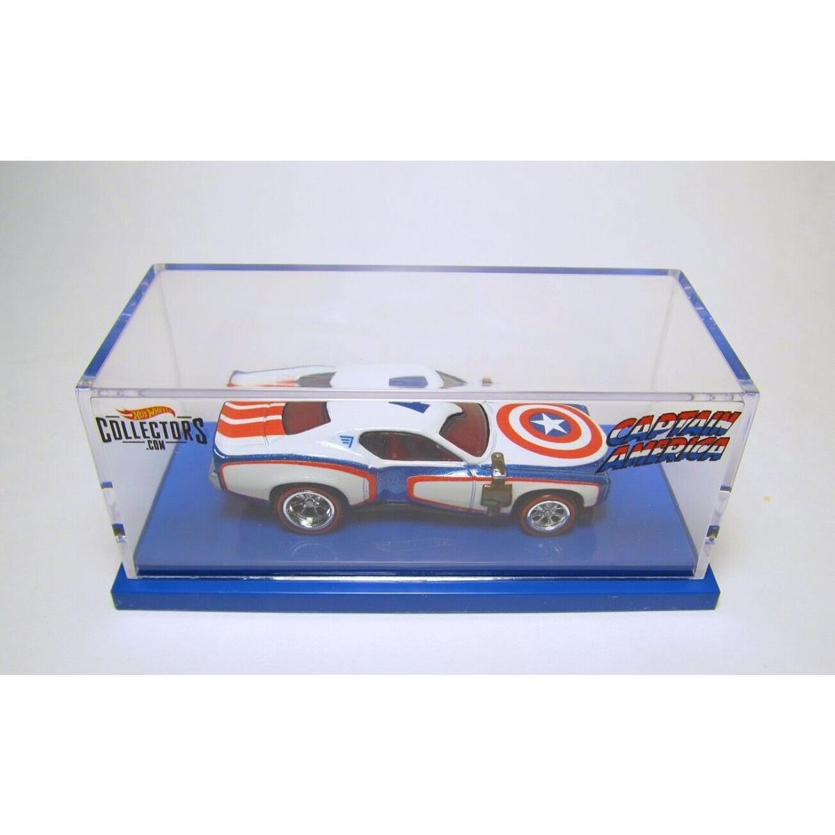 Hot Wheels Rlc Exclusive Avengers Captain America 75th Anniversary Box
