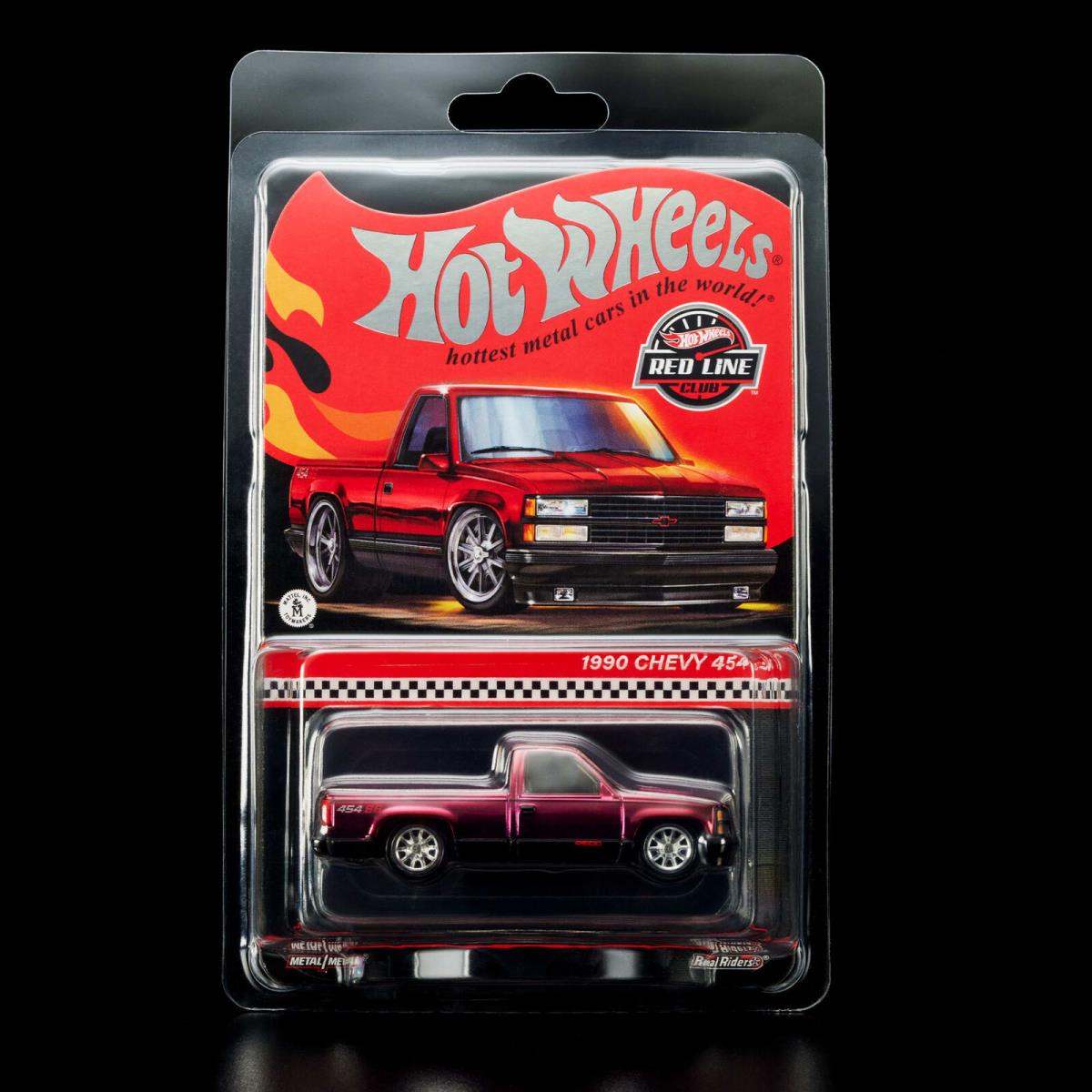 Hot ’90 Chevy 454 SS Wheels Collectors Rlc Exclusive 90 Chevy 454 SS Spectraflame Red