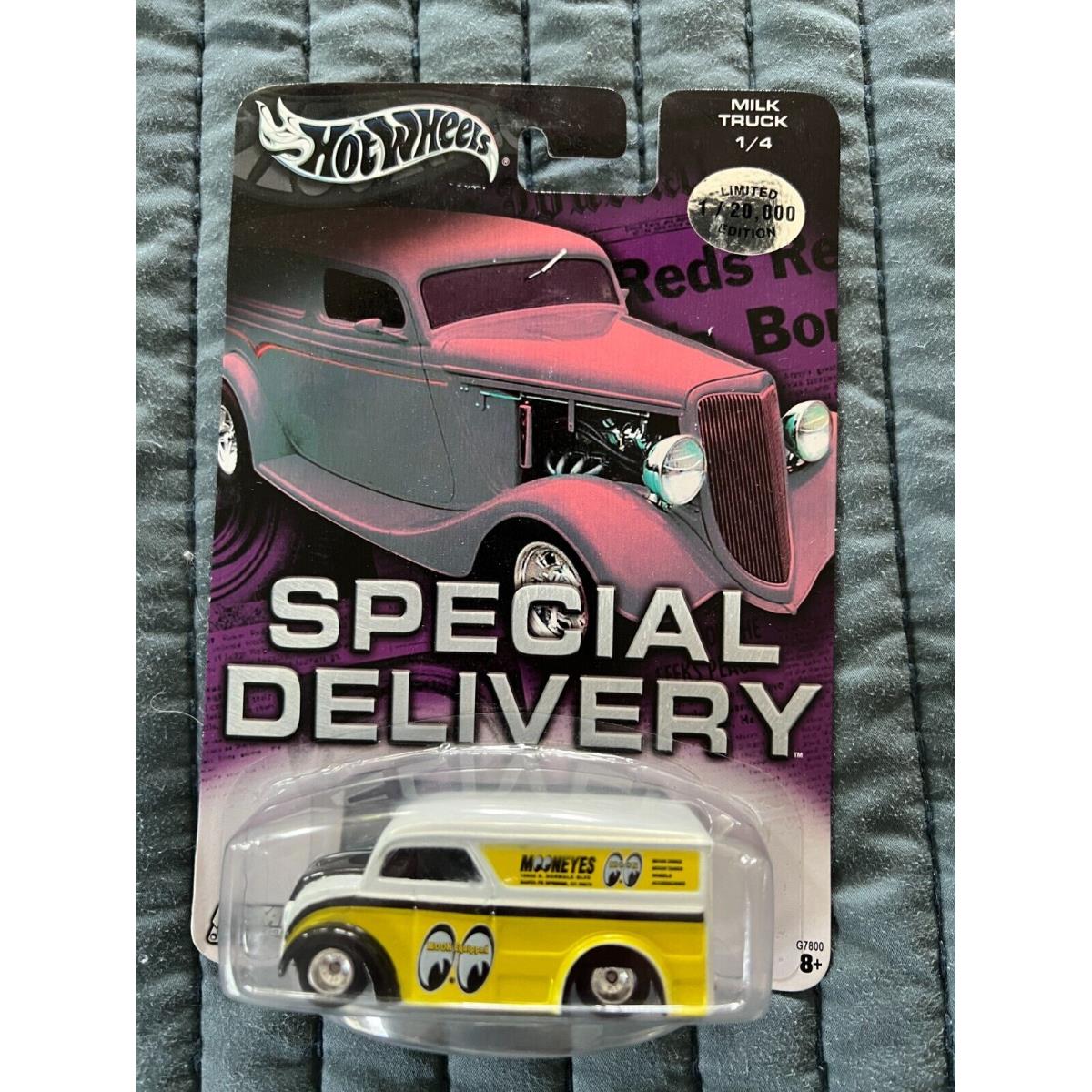 Hot Wheels Special Delivery Milk Truck 1/4 Mooneyes Dairy Delivery Limited