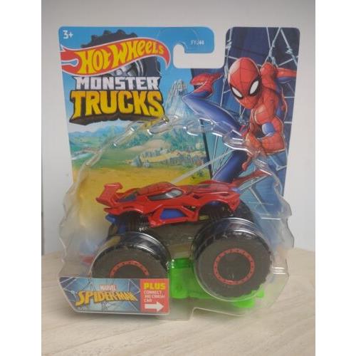 Mattel Hot Wheels Monster Trucks 2021 Marvel Spider-man 1:64 Diecast Car