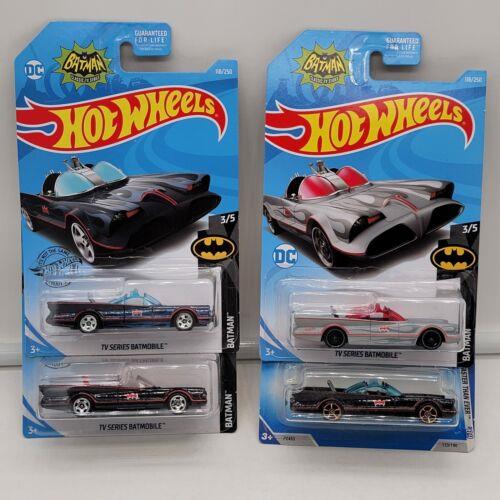 Hot Wheels: Batmobile -tv Series Batman -lot of 21 Cars 4 Different Variations