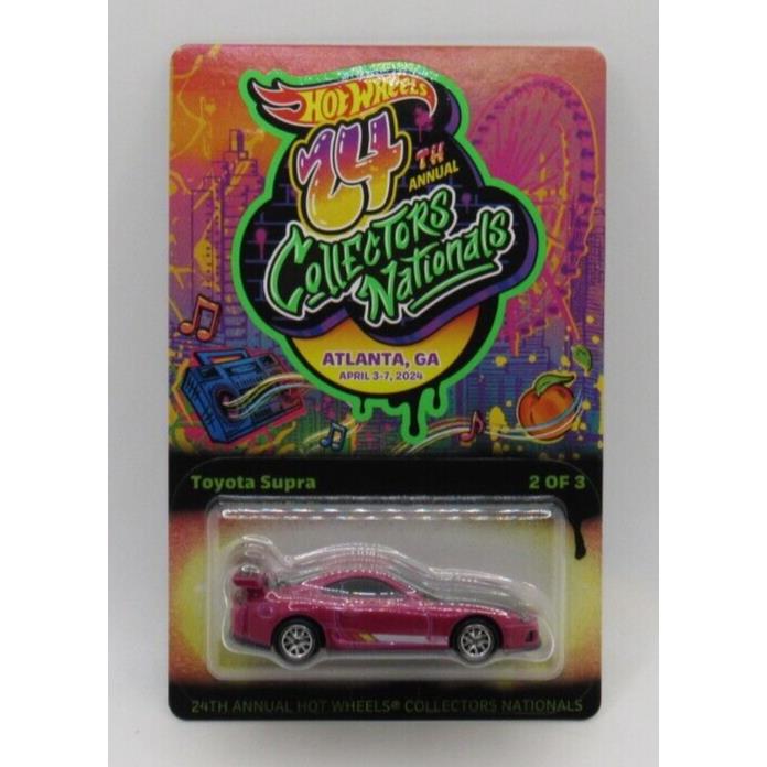 Hot Wheels 24th Nationals/convention Toyota Supra Low 664/6200 Pink