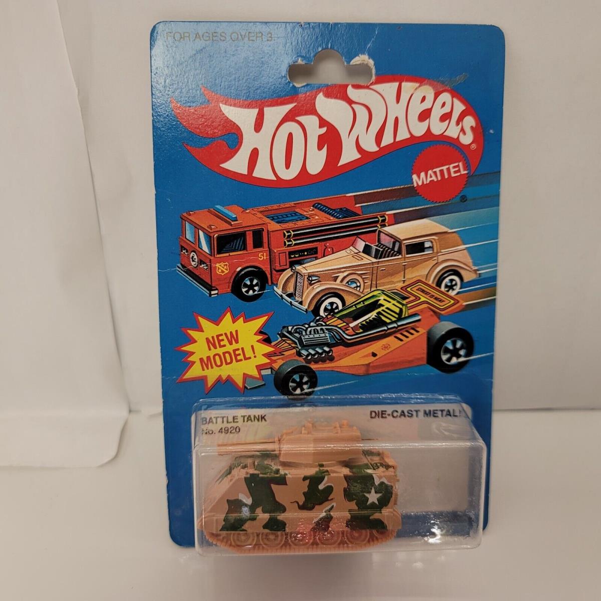 Battle Tank Tan 4920 1984 Hot Wheels Malaysia KT99