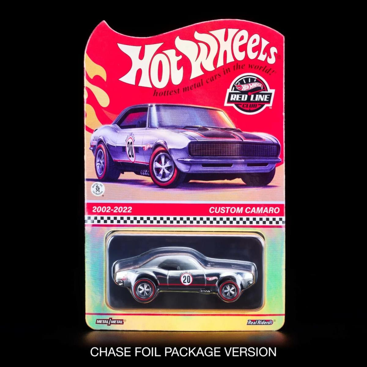 Hot Wheels Rlc Exclusive Custom Camaro 20th Anniversary Holo Foil Chase Variant