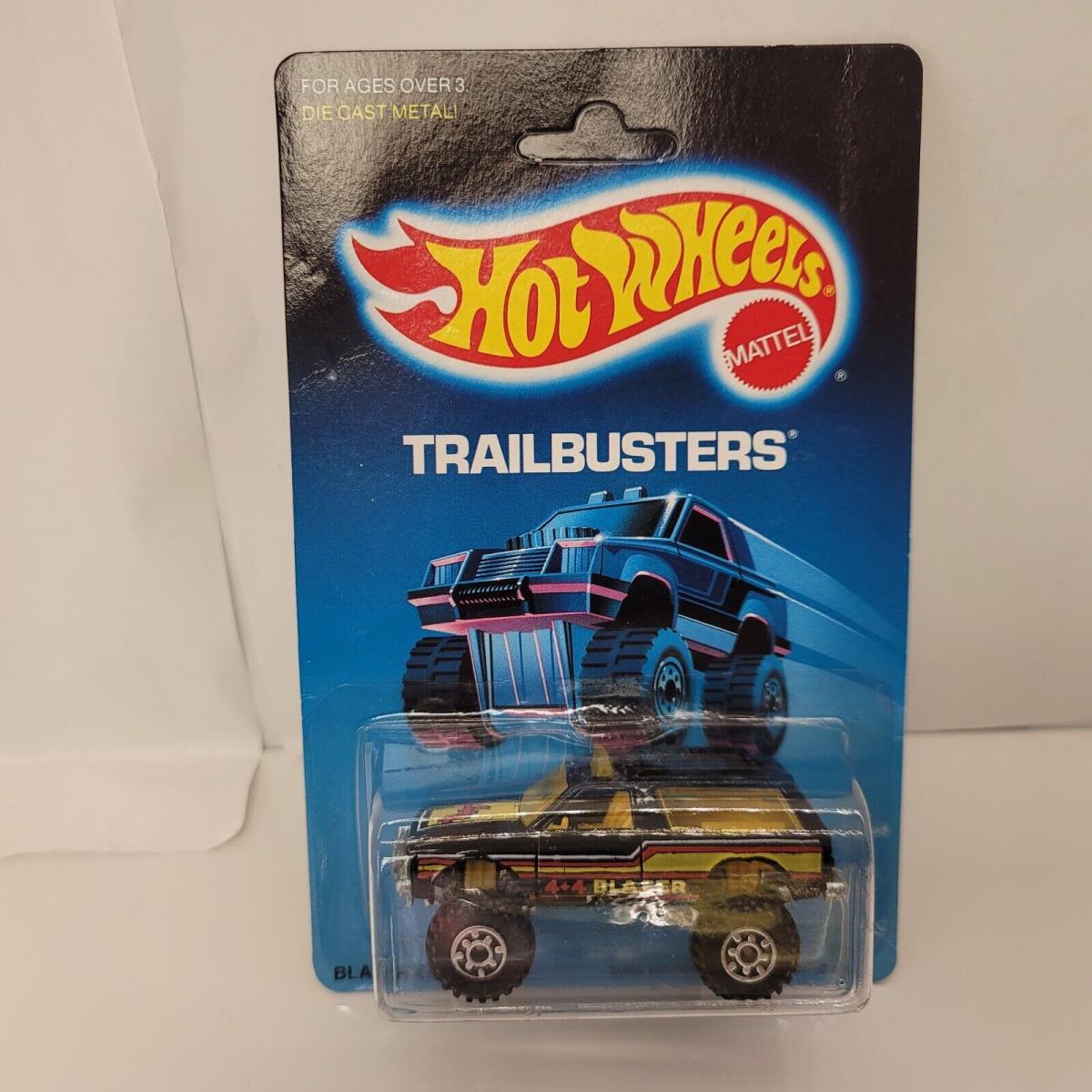 Blazer 4X4 Black Cts Trailbusters 1989 Hot Wheels Unpunched Malaysia KT99
