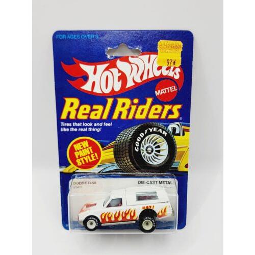 Hot Wheels Real Riders Dodge D-50 White Hub Very Nice N315