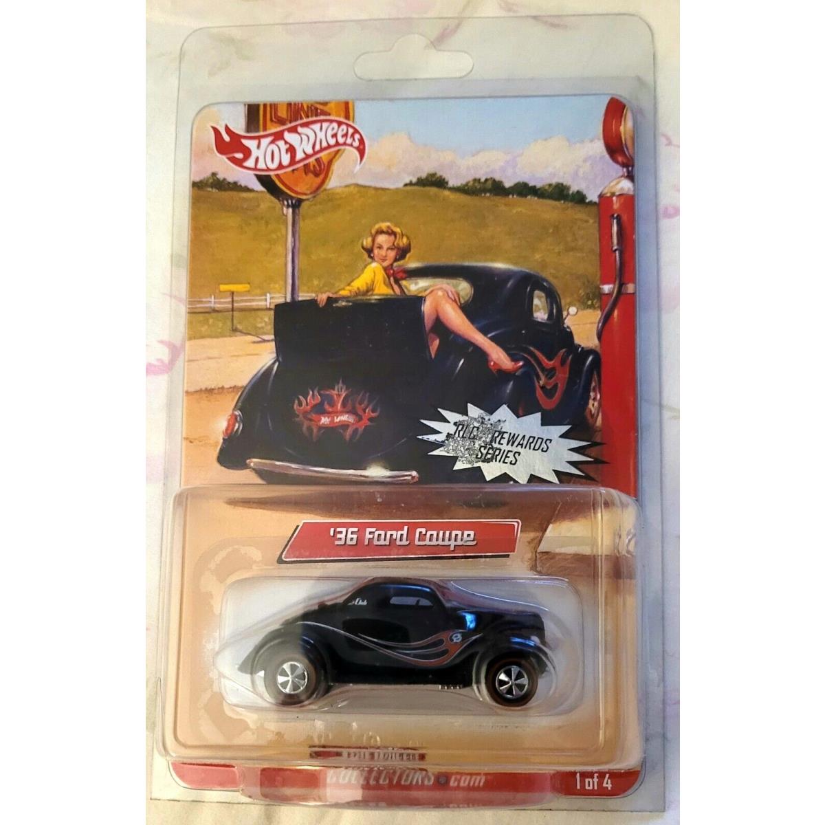 2007 Hot Wheels Rlc Rewards Series 4-Car Set - Cord Mustang Corvette Ford Nos