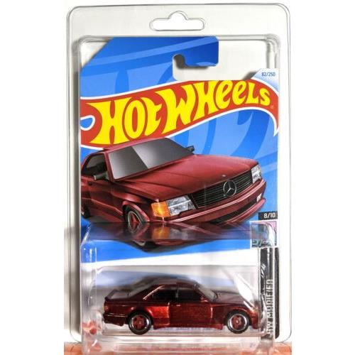 2024 Hot Wheels Super Treasure Hunt `89 Mercedes-benz 560 Sec Amg Htf Int`l Card