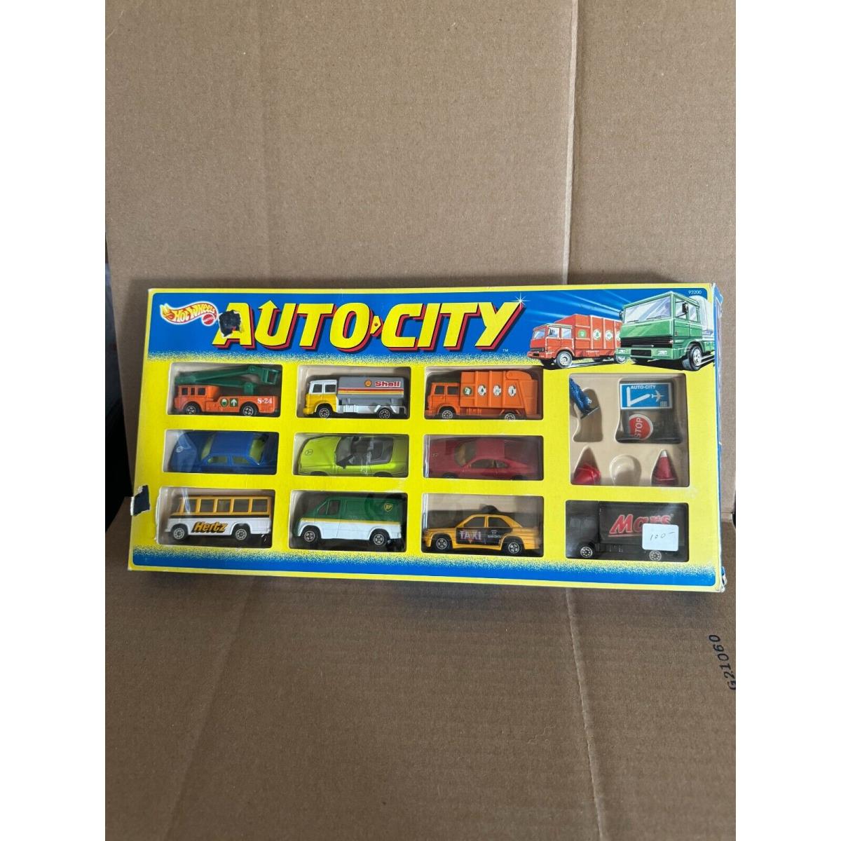 Vintage Hot Wheels Auto City 10 Car Pack Corgi Castings P73