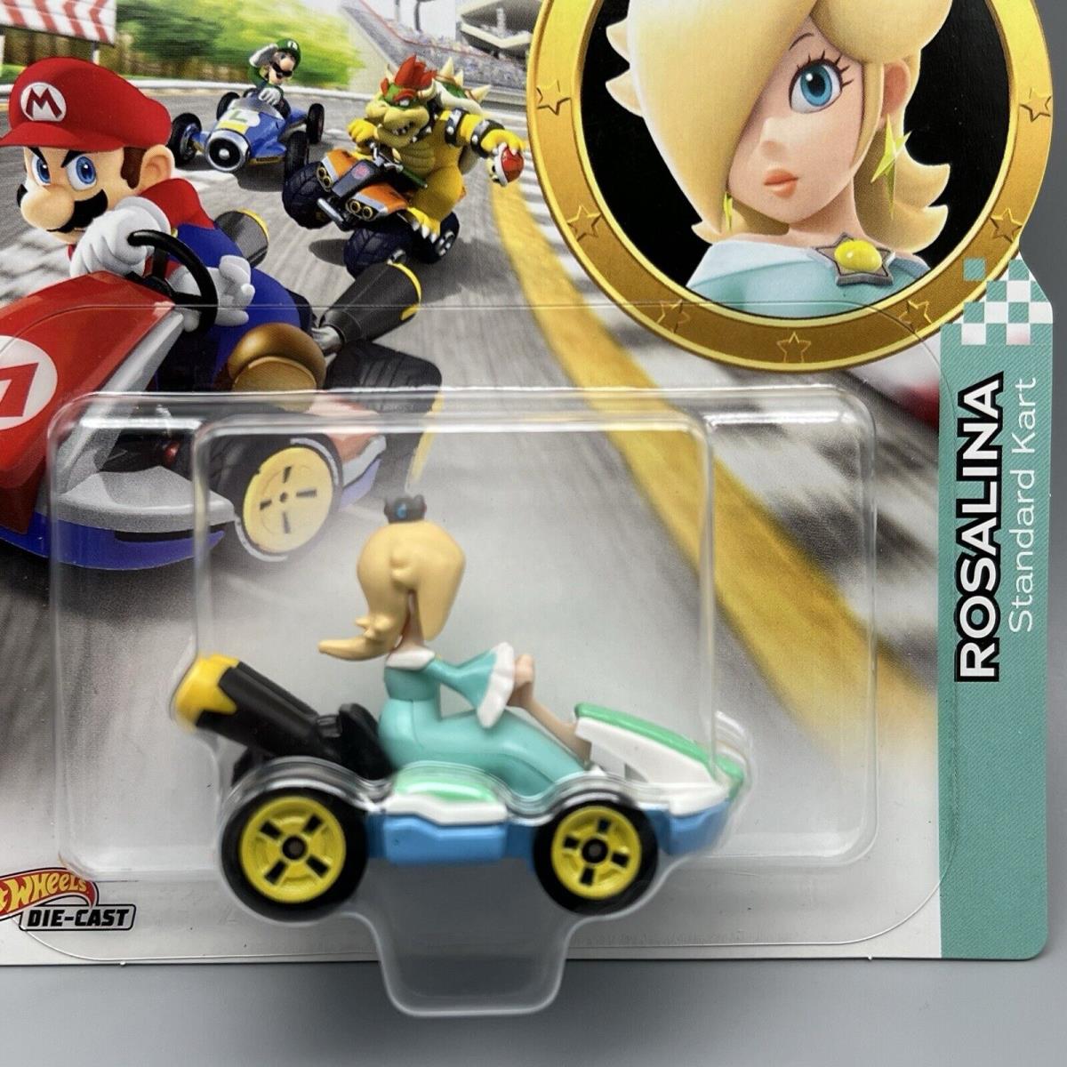 Hot Wheels Mario Kart Rosalina Standard Kart Nintendo Mattel 2018 Read