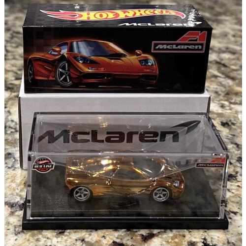 2024 Hot Wheels Rlc Exclusive Mclaren F1 Spectraflame Orange - Mint IN Hand