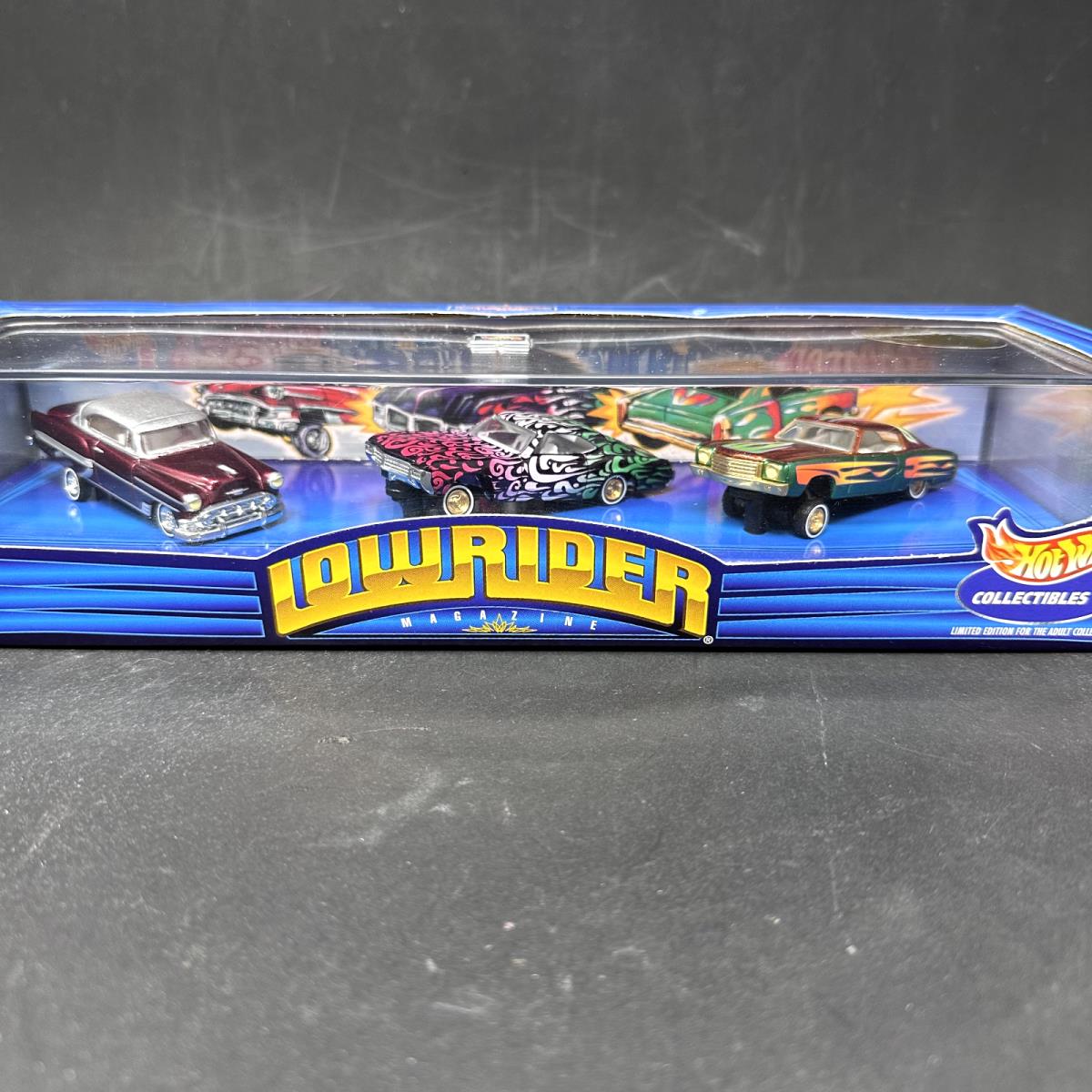 Hot Wheels Collectibles Lowrider Magazine Die Cast 4-Pack Cars 1:64 B236 - Nisb