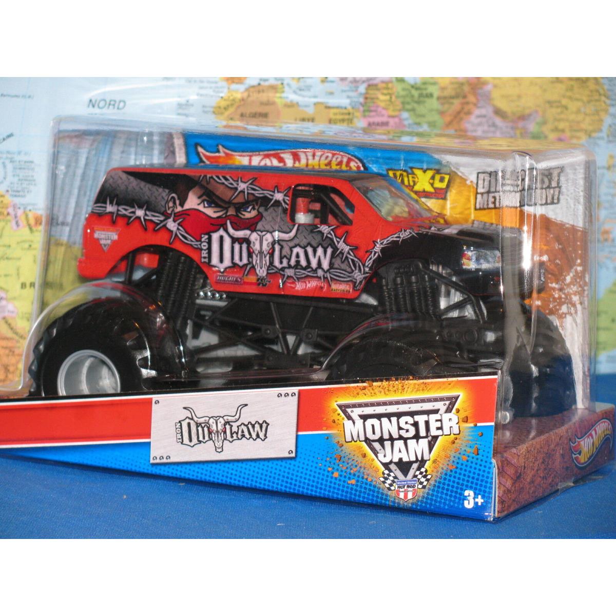 1/24 Hot Wheels Monster Jam Outlaw Diecast Max-d 1st Edtions Advance Auto Parts