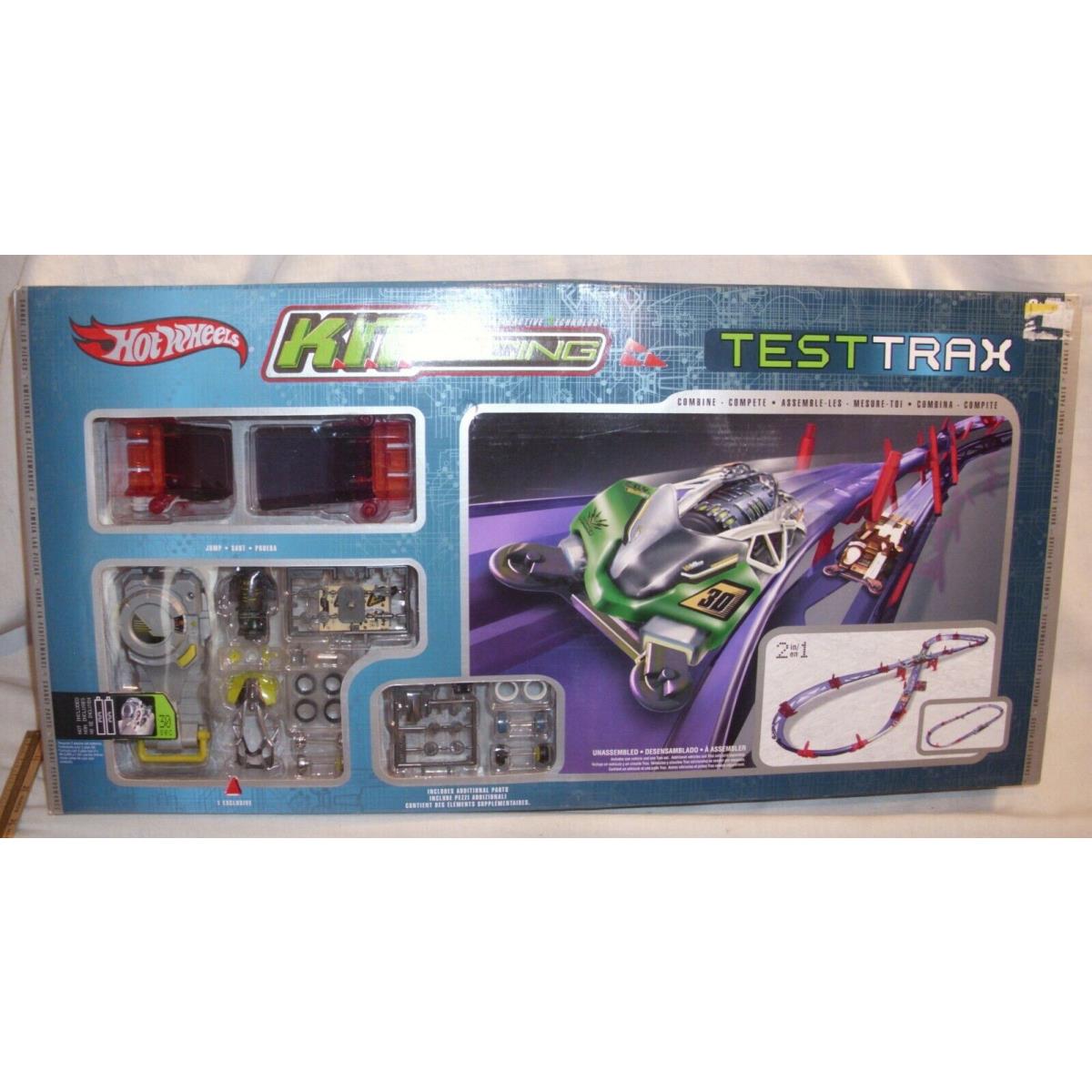 Mattel Hot Wheels Kit Racing Test Trax Set Kinetic Interactive 2001 Boxed