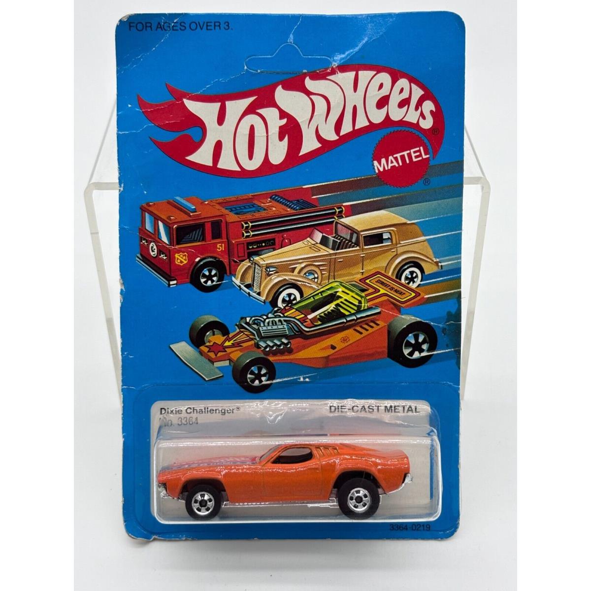 Vintage 1982 Mattel Hot Wheels Dixie Challenger Car 3364 Die Cast Metal