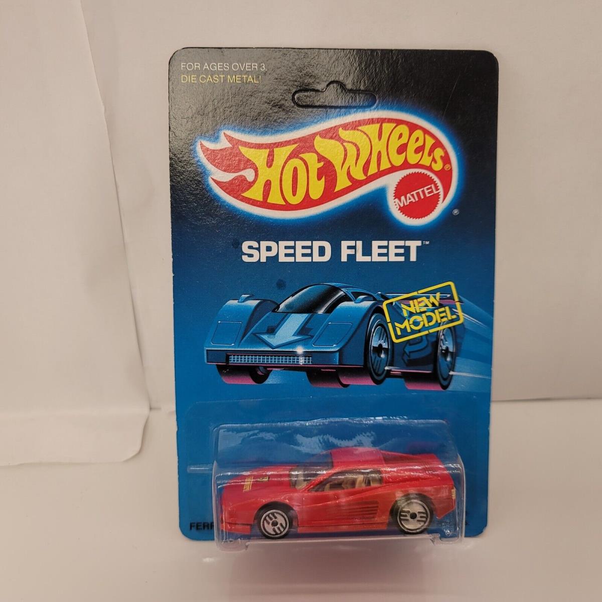 Ferrari Testarossa Red UH 1989 Hot Wheels Speed Fleet Unpunched Malaysia KT99