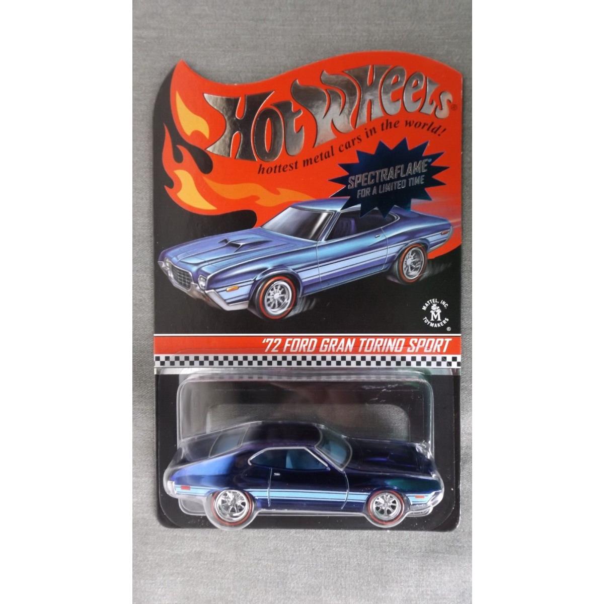 2012 Hot Wheels Rlc `72 Ford Gran Torino Sport 2050/3500 Moc Protector