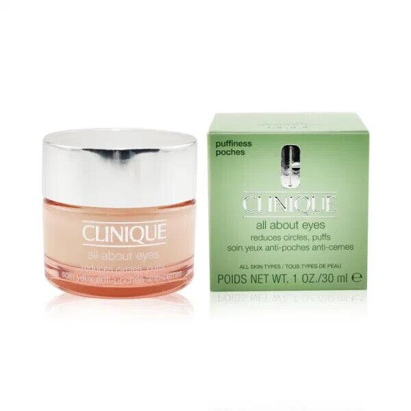 Clinique All About Eyes Eye Cream 1 oz / 30ml Large Size