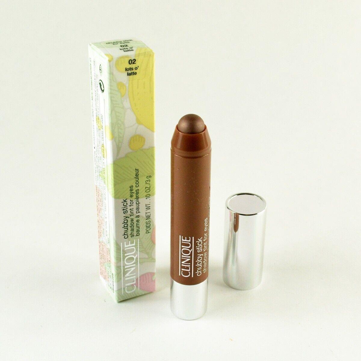 Clinique Chubby Stick Shadow Tint For Eyes 02 Lots O` Latte - Size 0.10 Oz / 3 g