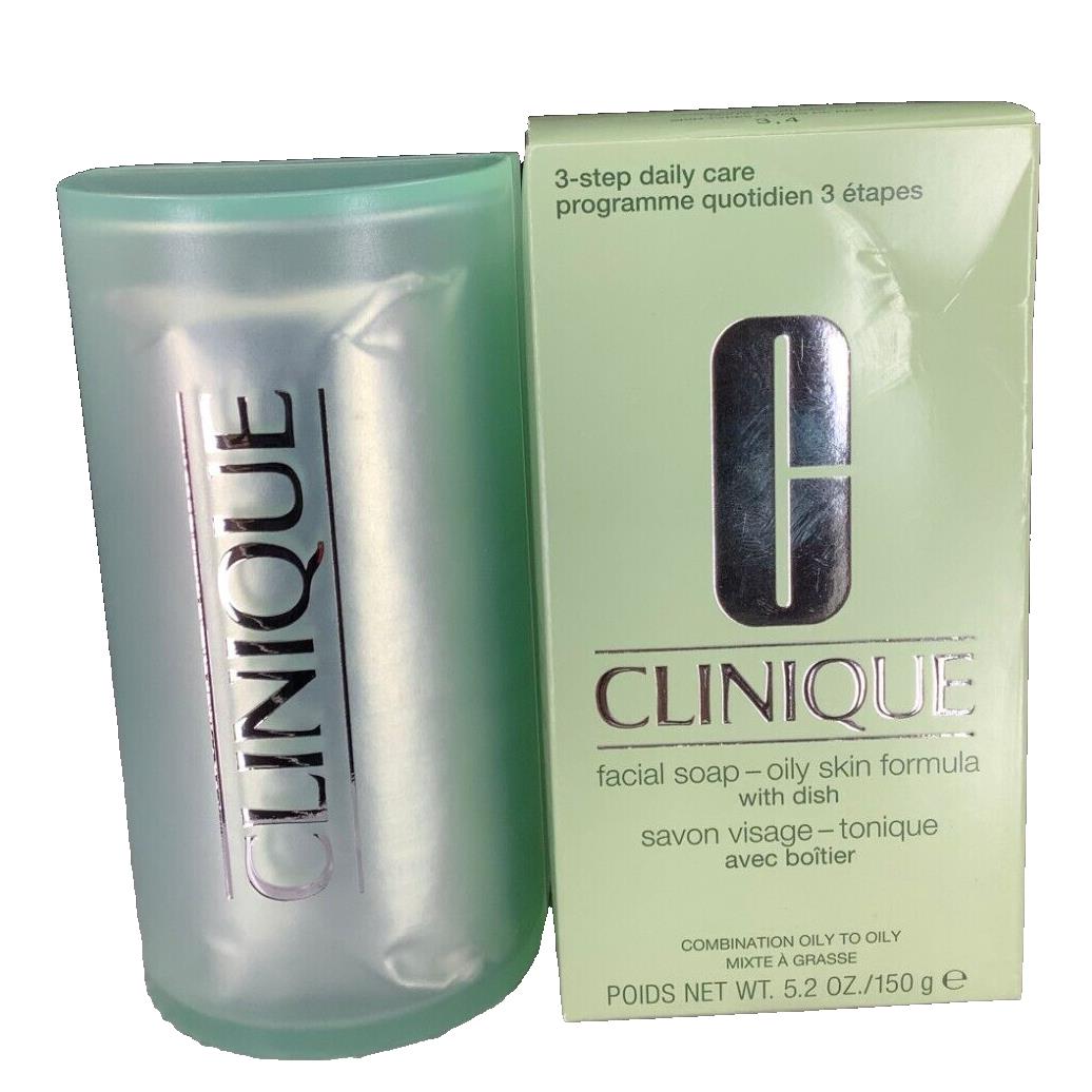 Clinique Facial Soap- Oily Skin Formula with Dish 5.2 OZ
