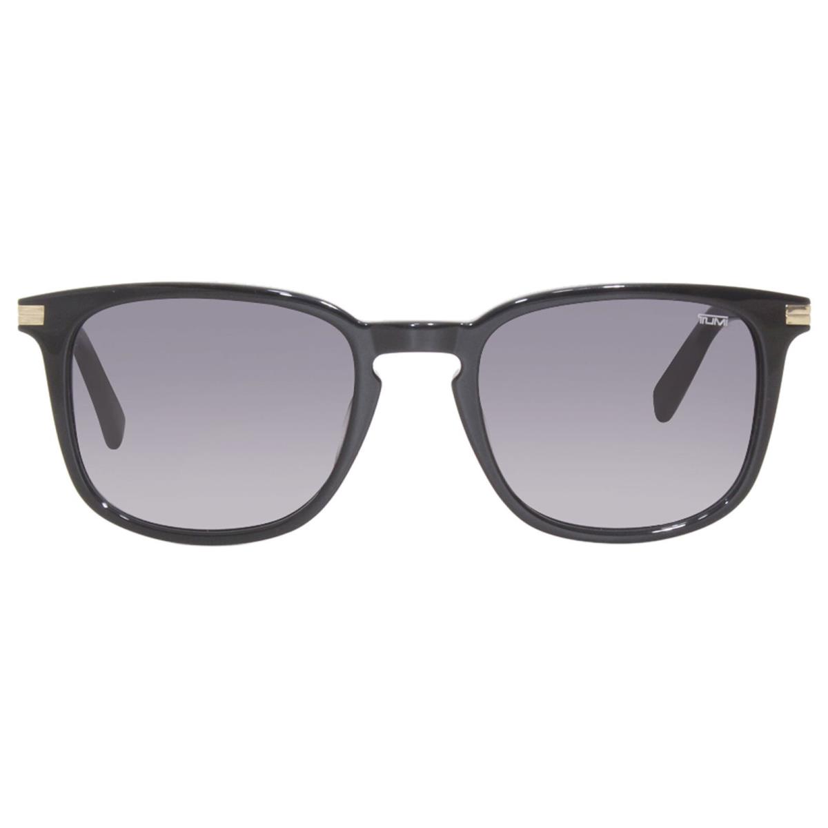 Tumi STU005 0700 Sunglasses Men`s Black/grey Gradient CR39 Lenses Square Shape