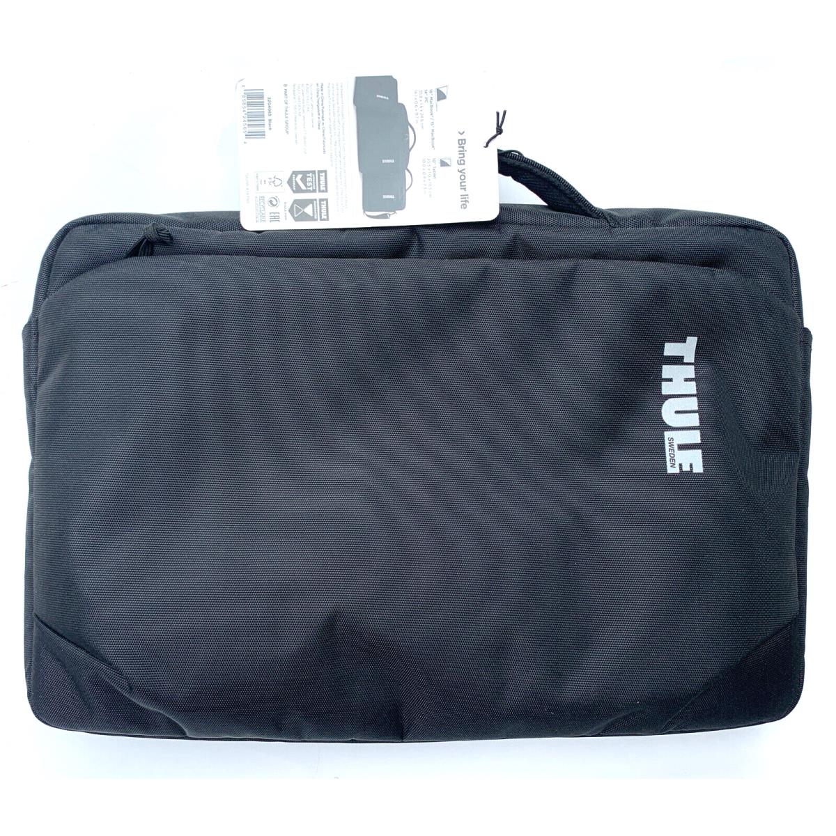 Thule Subterra Macbook Attach 15 Black Storage Travel Bag with Shoulder Strap