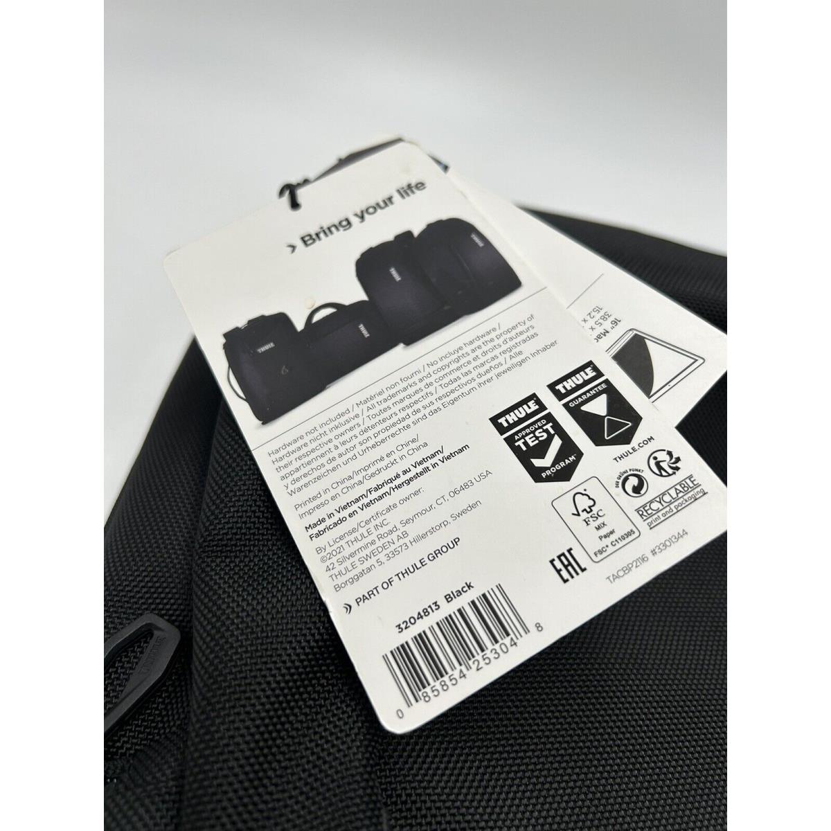 Thule Accent Backpack 23L Laptop Protects Bag Rugged Macbook Tablet Daypack