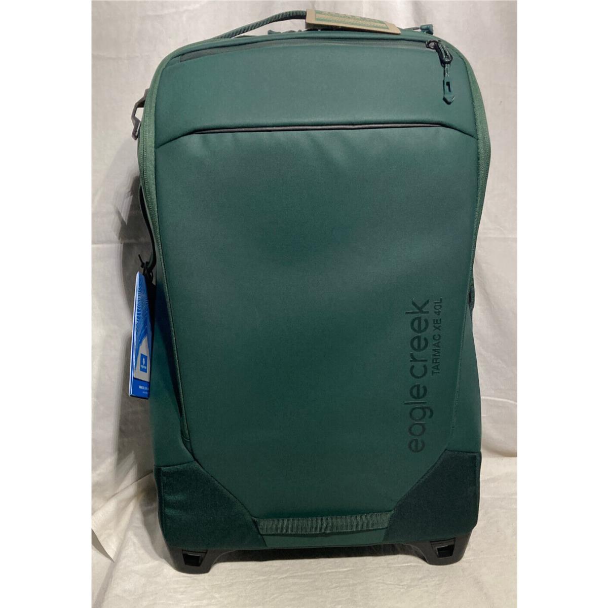 Eagle Creek Tarmac XE Carry On 2-Wheel Softside Luggage Suitcase 40L Green