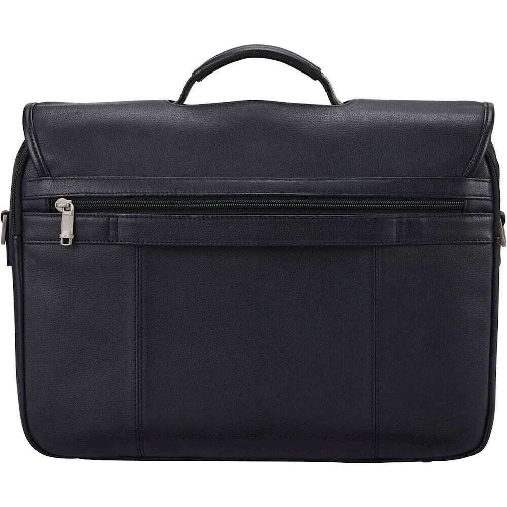 Samsonite - Classic Leather Briefcase For 15.6 Laptop - Black 126040-1041