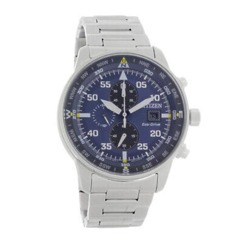 Citizen Eco Drive Brycen Mens Chronograph Stainless Steel Watch CA0690-53L