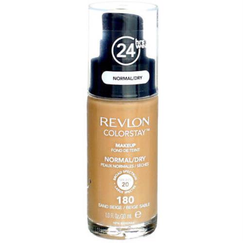 3 Pack Revlon Colorstay Makeup Foundation For Normal Dry Skin Sand Beige