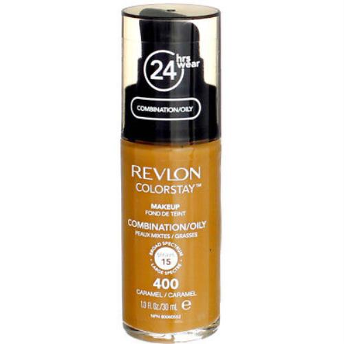 4 Pack Revlon Colorstay Makeup Foundation For Combination Oily Skin Caramel