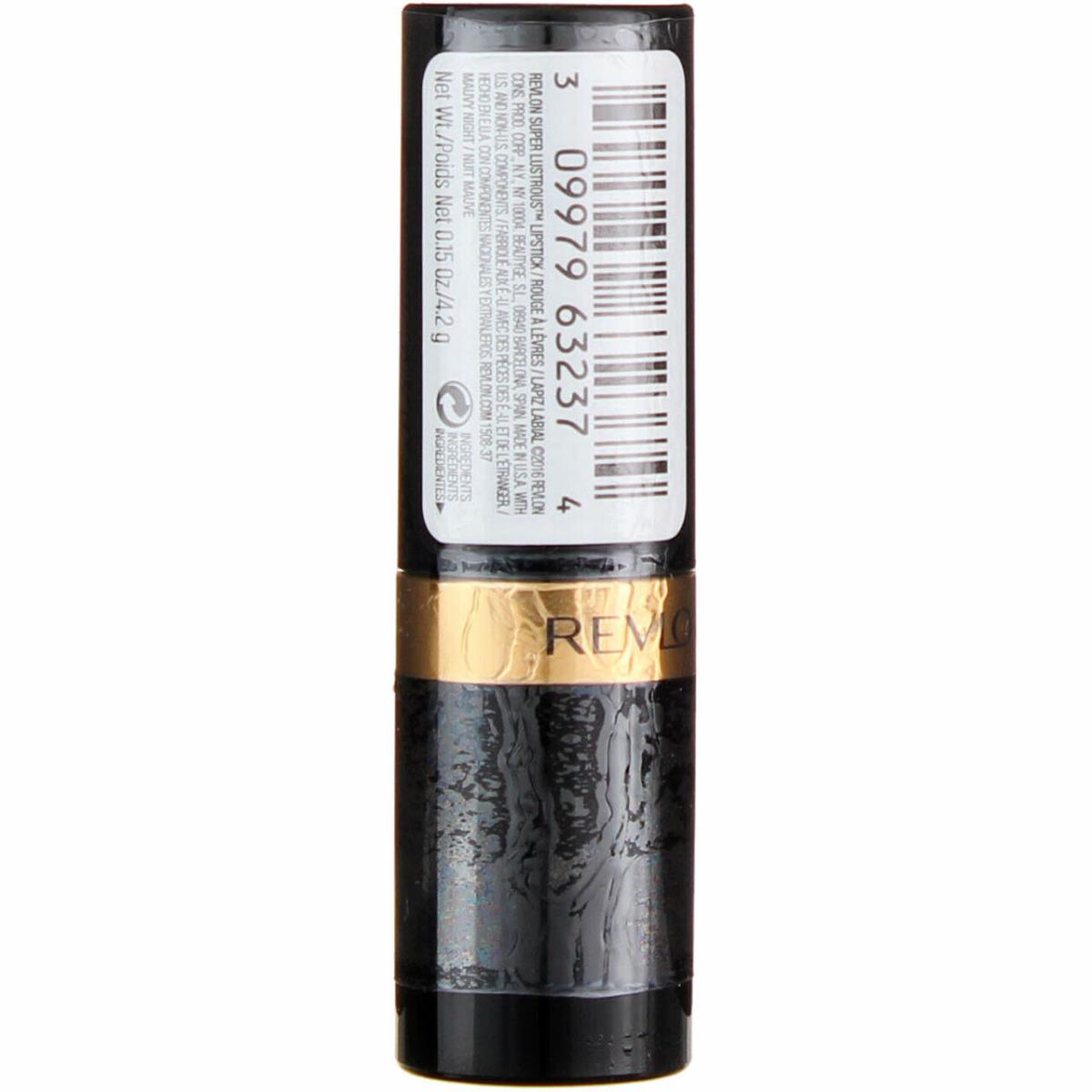 6 Pack Revlon Super Lustrous Lipstick Creme Mauvy Night 473 0.15 fl oz