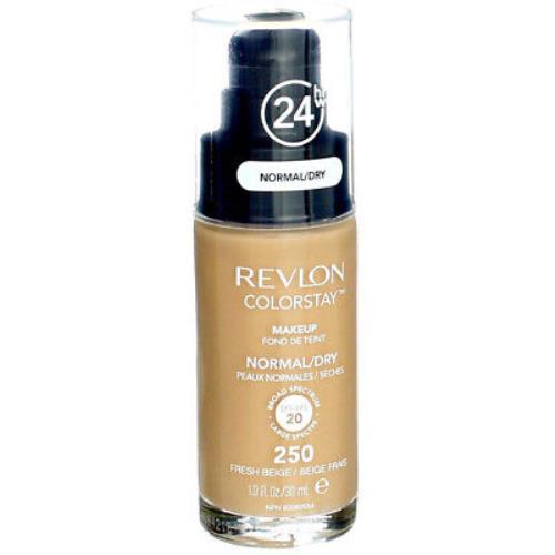 3 Pack Revlon Colorstay Makeup Foundation For Normal Dry Skin Fresh Beige