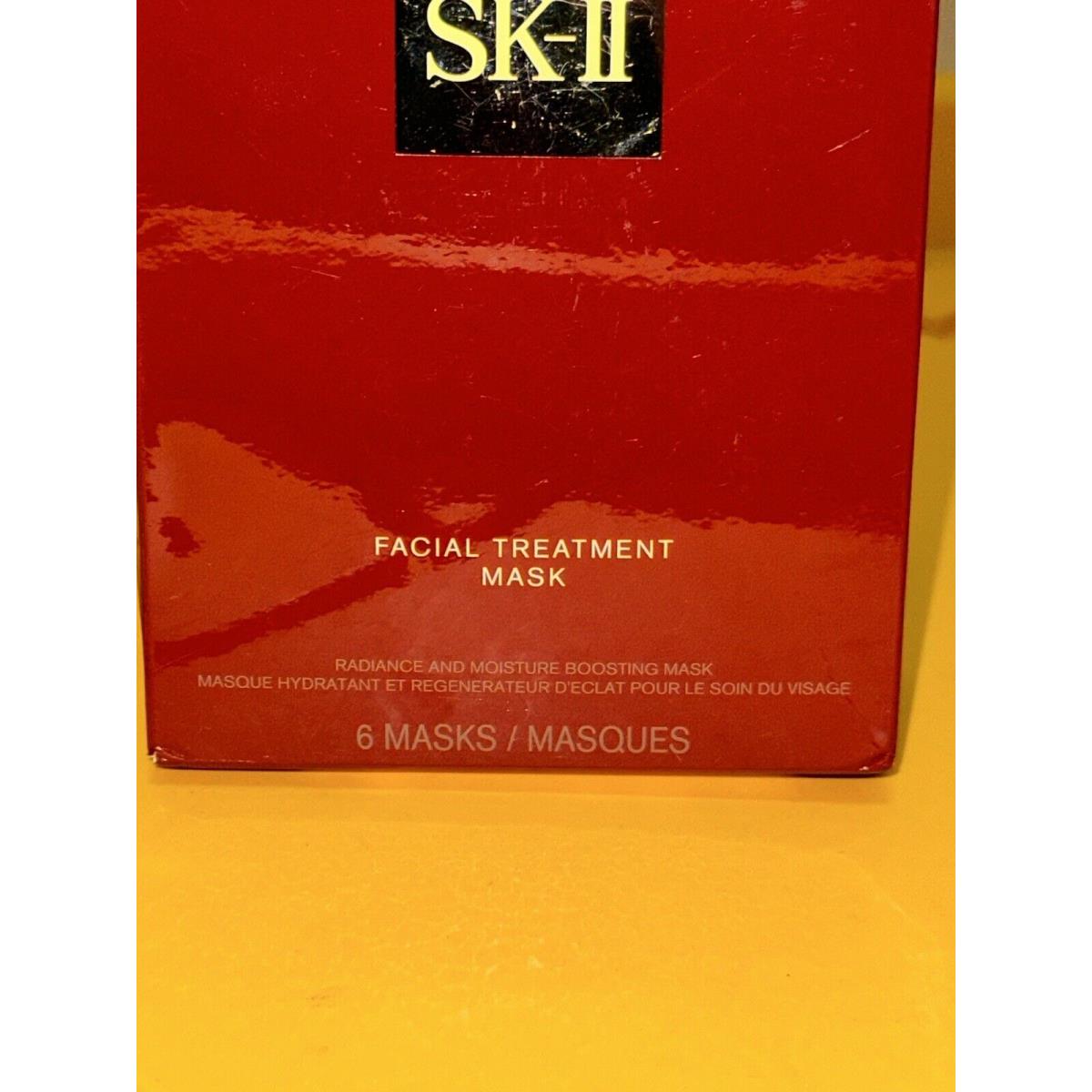Sk-ii Facial Treatment Mask Radiance and Moisture Boost Masks 6 Units
