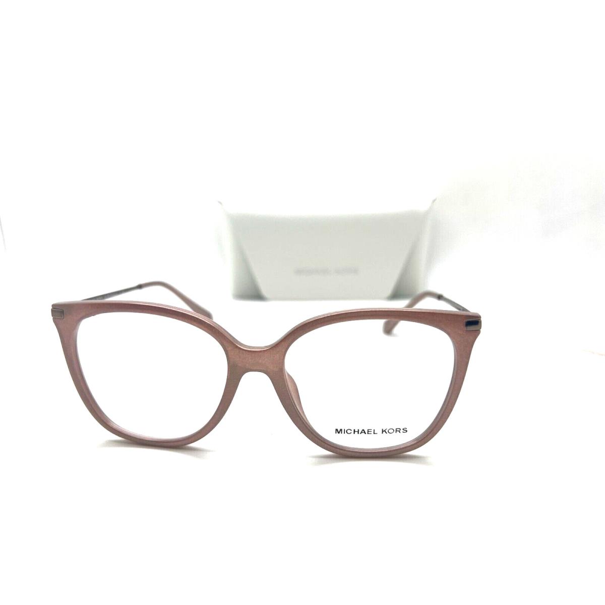 Michael Kors MK 4084U Budapest 3900 Blush Camel Pearlized 54-16-140M Eyeglasses