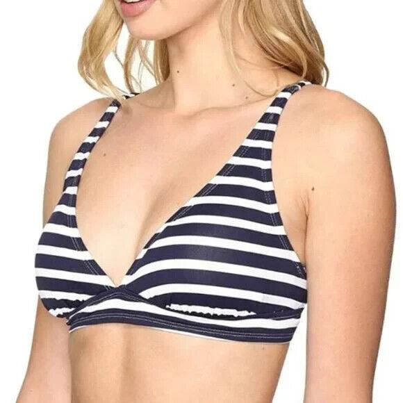 Tommy Bahama Breton Stripe Over-the-shoulder Bikini Top L123831 Womens Size XS