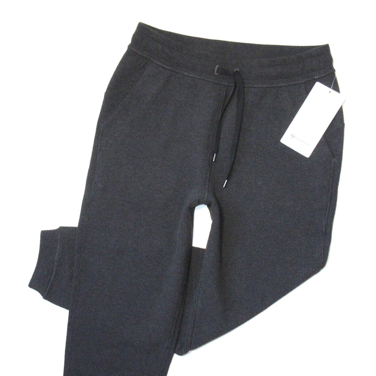 Lululemon Ribbed High-rise 7/8 Jogger in Heathered Black Textured Pant 8