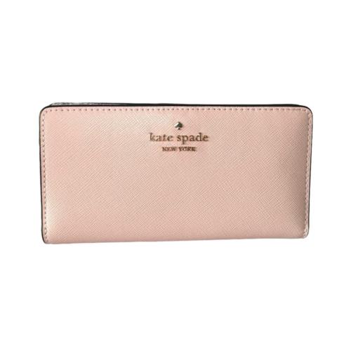 Kate Spade Madison Large Slim Bifold Wallet in Conch Pink