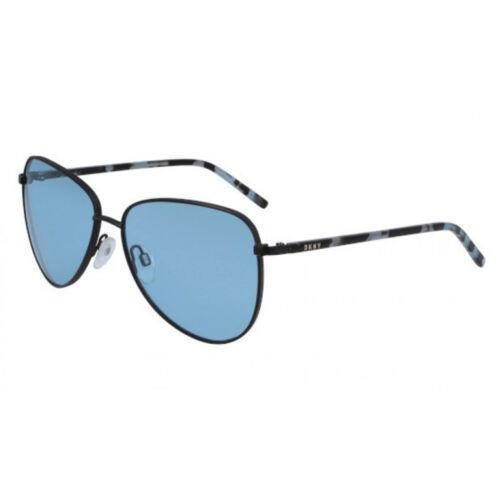 Dkny Women`s Sunglasses Metal Butterfly Frame Blue Lens Dkny DK301S 400