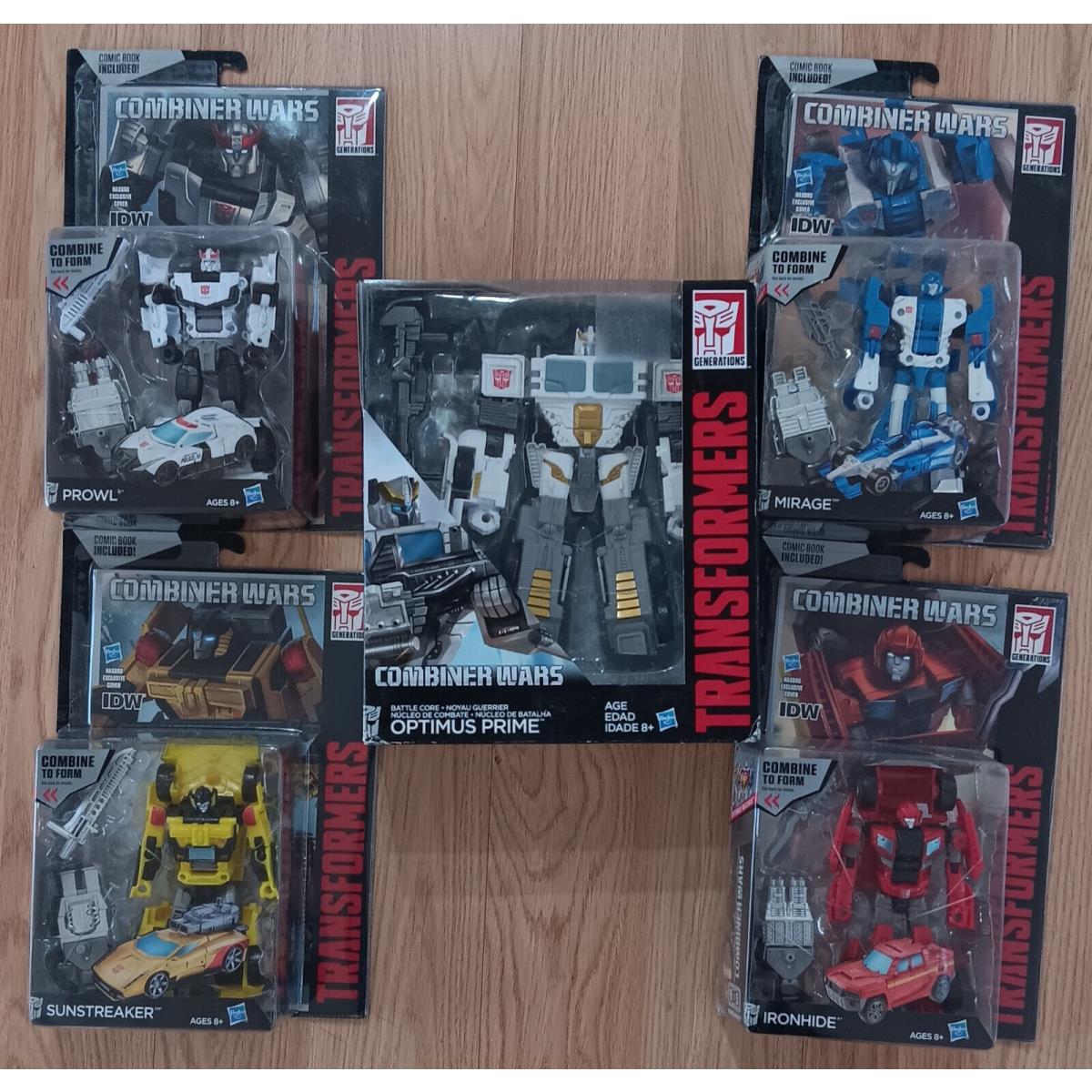 Transformers 2014 Complete Optimus Maximus Figure Set of 5 Prime Combiner Wars