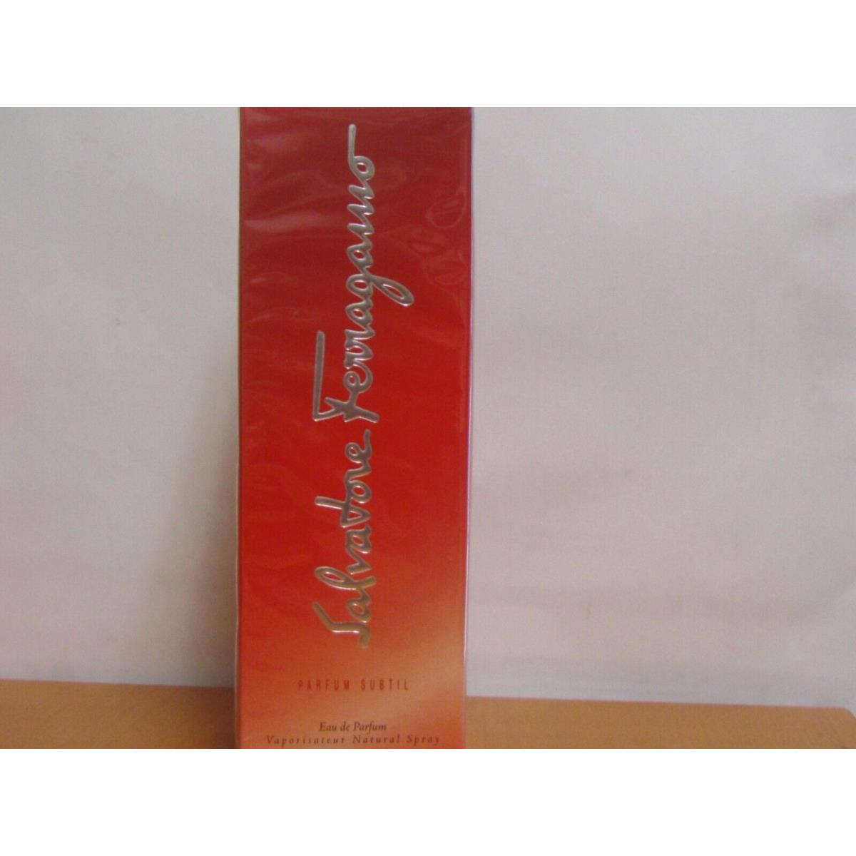 Salvatore Ferragamo Subtil Perfume Women 3.4oz/100 ml Edp Spray Sealed