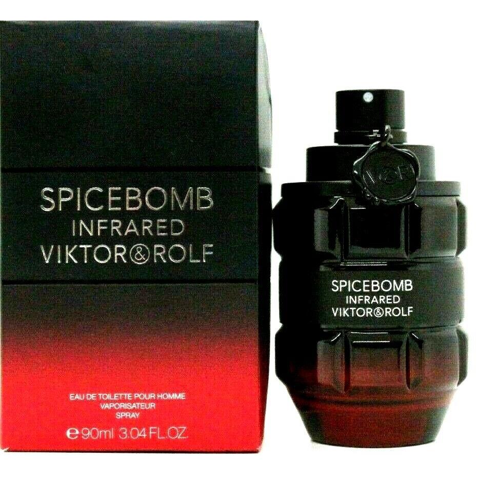 Viktor Rolf Spicebomb Infrared Eau DE Toilette For Men 3.04 Oz / 90 ml