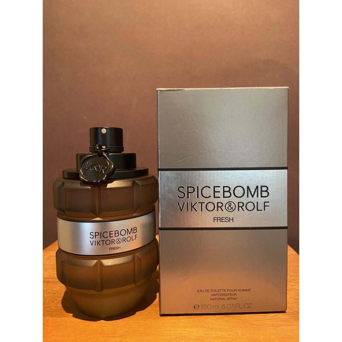 Spicebomb Viktor Rolf Fresh 5.07 oz / 150 ml Edt Spray For Men Rare