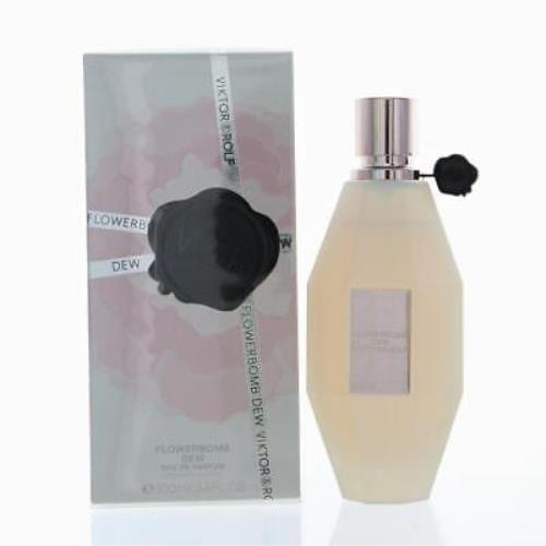 Flowerbomb Dew 3.4 Oz Eau De Parfum Spray by Viktor Rolf Box For Women