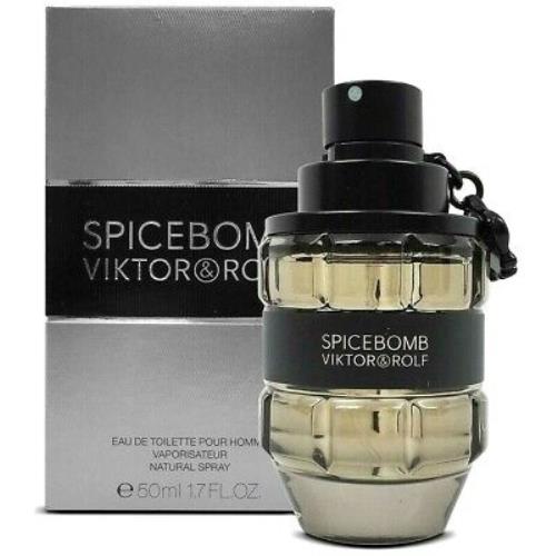 Viktor Rolf Spicebomb Eau DE Toilette Pour Homme Spray 1.7 Oz / 50ml